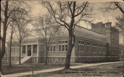 Gymnasium, from the East, Baker University Baldwin, KS Postcard Postcard