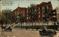 St. Mary's Hospital, 28th and Main Streets Kansas City, MO Postcard Postcard