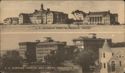 U.S. Veteran's Hospital, Whichita / Wadsworth Postcard