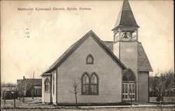 Methodist Episcopal Church Sylvia, KS Postcard Postcard