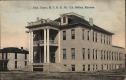 Elks Home, BPOE No. 718 Postcard