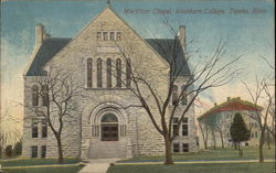 MacVicar Chapel, Washburn College Postcard