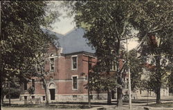 View of High School Postcard