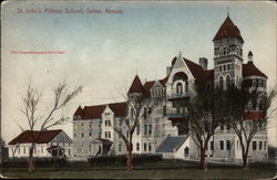 St. John's Military School Salina, KS Postcard Postcard