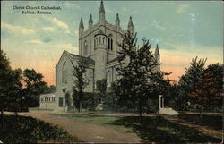 Christ Church Cathedral Salina, KS Postcard Postcard