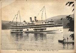 Steamer "De Witt Clinton" of the Hudson River Day Line Postcard