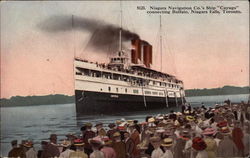 Niagara Navigation Co.'s Ship "Cayuga Steamers Postcard Postcard