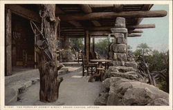 The Porch at Hermit's Rest Postcard