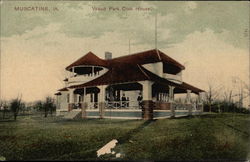 Weed Park Club House Postcard