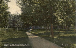 South Side Park Vandalia, MO Postcard Postcard