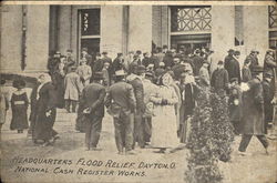 Headquarters Flood Relief - National Cash Register Works Dayton, OH Postcard Postcard