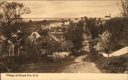 Village of Grand Pre Nova Scotia Canada Postcard Postcard