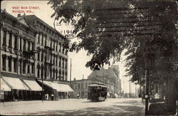 West Main Street Madison, WI Postcard Postcard