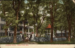 Oakwood Hotel Green Lake, WI Postcard Postcard