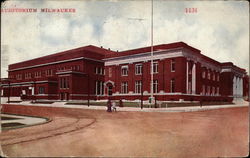 Auditorium Milwaukee, WI Postcard Postcard