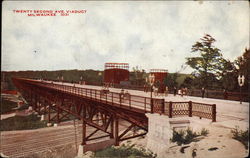 Twenty Second Ave. Viaduct Postcard