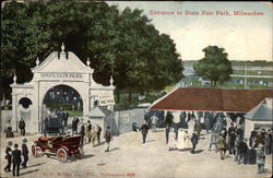 Entrance to State Fair Park Postcard