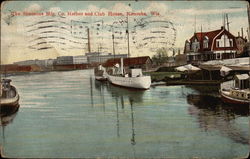 The Simmons Mfg. Co. Harbor and Club House Kenosha, WI Postcard Postcard