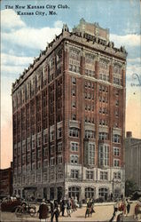 The New Kansas City Club Missouri Postcard Postcard