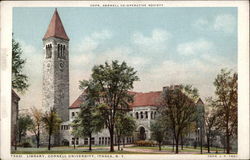 Library at Cornell University Postcard