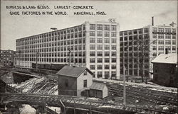 Burgess & Lang Bldgs Haverhill, MA Postcard Postcard