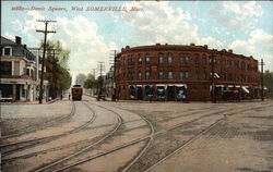 Davis Square, West Postcard