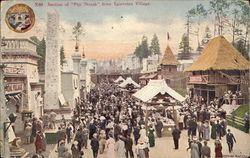 Section of "Pay Streak", Igorrotes Village Postcard