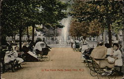 Van Vorst Park Jersey City, NJ Postcard Postcard