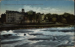 Cataract House from Green Island Niagara Falls, NY Postcard Postcard