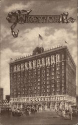 Davenport Hotel Postcard