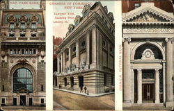 Nat. Park Bank; Chamber of Commerce; Chemical National Bank Postcard