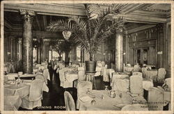 Hotel Woodstock - Dining Room New York, NY Postcard Postcard