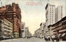 Fifth Avenue, North of 33rd Street New York, NY Postcard Postcard