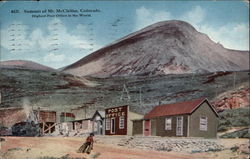 Summit of Mt. McClellan; highest Post Office in the World Colorado Postcard Postcard