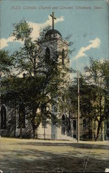 Catholic Church and Convent Postcard