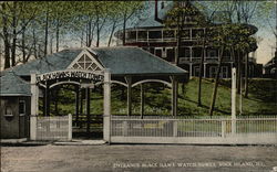 Entrance Black Hawk Watch Tower Rock Island, IL Postcard Postcard