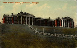 State Norman School Kalamazoo, MI Postcard Postcard