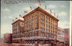 L.P.Best Bldg., New Home of Young & McCombs Postcard