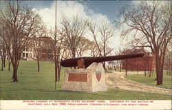 Spanish Cannon at Minnestoa State Soldier's Home Postcard