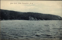 Barn Rock, Lake Champlain Postcard