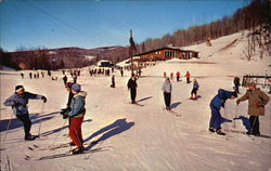 Robert P. Brundage Lodge - Dartmouth Skiway Postcard