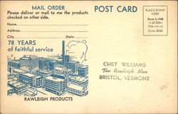 Rawleigh Products Postcard