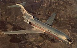 American Airlines 727 Astrojet Postcard