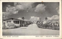 Gulf Shore Cottages Sarasota, FL Postcard Postcard