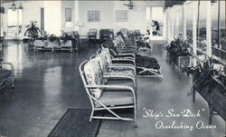 Colton Manor - Ship's Sun Deck Postcard