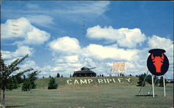 Entrance to Camp Ripley Little Falls, MN Postcard Postcard