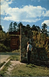 Entrance to Itasca State Park Postcard