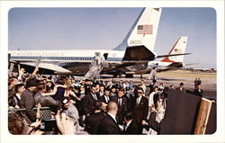 President John F. Kennedy and Party Postcard