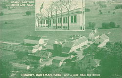 Hoard's Dairyman Farm; Office and Plant Fort Atkinson, WI Postcard Postcard