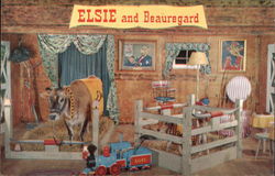 Elsie and Beauregard in Person Postcard